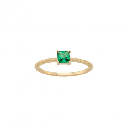 Δαχτυλίδι Σε Κίτρινο Χρυσό 14K Aloro (RI176 - ΖΧ2162)